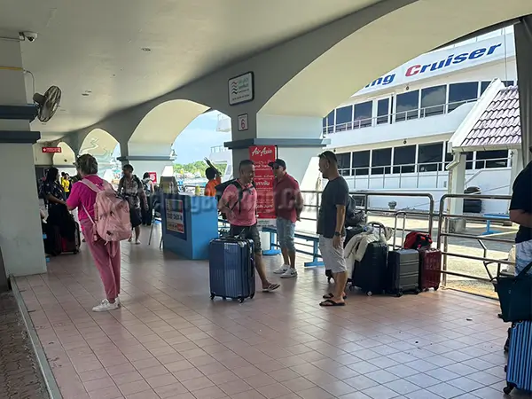 rassada pier waiting area inside